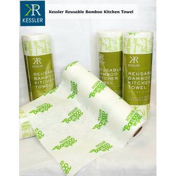Kessler Reusable Bamboo Kitchen Kitchen Towel 28x28cm 20sheets and Up to 2000 Uses Per Roll